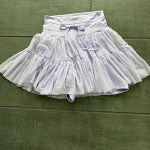 POPFLEX Light Purple A-Line Skirt
